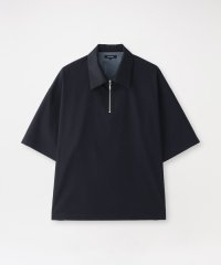LOVELESS　MENS/シャンブレーサテンハーフジップポロ/508349299