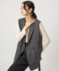 green label relaxing/ツイードライク ジレ －マシンウォッシャブル・帯電防止－/508359330