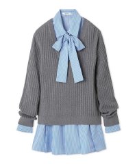 SNIDEL/シャツコンビチュニック/508360160