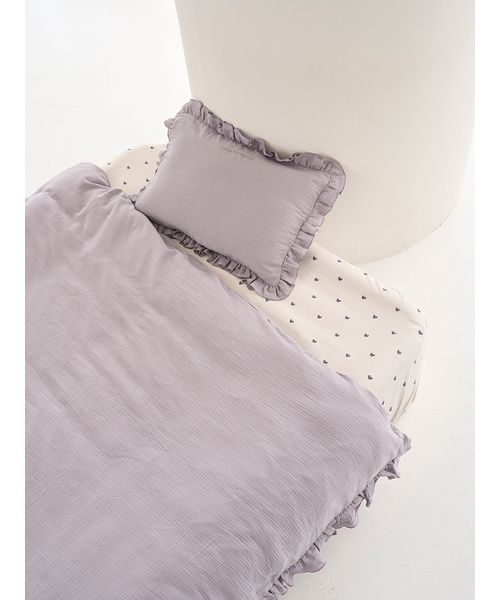 ✨表示価格から10%OFF！✨ジェラートピケ ダブルガーゼフリル2点セットダブル Sleep】ダブルガーゼフリル2点セット（ダブル）(508361493