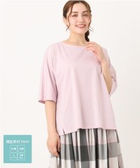 eur3/【大きいサイズ/抗菌・消臭】コットンラグランスリーブトップス/508361605