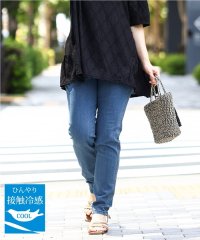 eur3/【大きいサイズ/接触冷感】スリムストレッチデニムパンツ/508361607