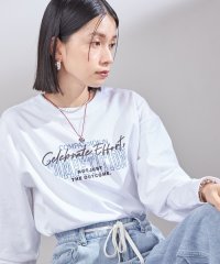 SHIPS WOMEN/《予約》【SHIPS別注】Champion: プリント ロングスリーブ TEE/508361725