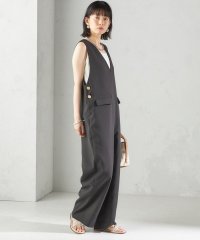 SHIPS WOMEN/《予約》〈手洗い可能〉ハイカウント ダブルクロス オールインワン/508361738