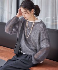 SHIPS WOMEN/《予約》モヘヤ メッシュ プルオーバー/508361742