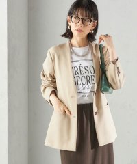 SHIPS WOMEN/《予約》〈手洗い可能〉TSUMUGITO シャーク ツイード カラーレス ジャケット/508361745