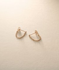 COCOSHNIK ONHITSCH/ココシュニック オンキッチュ COCOSHNIK ONKITSCH K10スクリューチェーン フープピアス/508361795