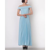 RINASCIMENTO/リナシメント RINASCIMENTO 異素材切替オフショルプリーツワンピース/508361866