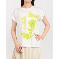 RINASCIMENTO/リナシメント RINASCIMENTO フラワーペイントTシャツ/508361885