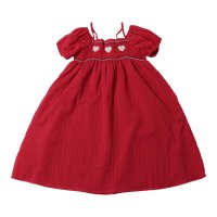 petit main/プティマイン petit main ハートスモッキングワンピース/508361958