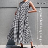 SneepDip/スニープディップ SneepDip 【16906】ギンガムチェックロングワンピース/508361994