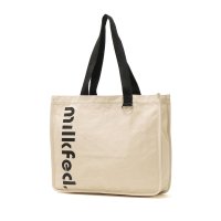 MILK FED/ミルクフェド MILKFED. トートバッグ A4 大きめ キャンバス 布 軽量 B4 通学 通勤 ブランド ロゴ 横 肩掛け 女子高生 おしゃれ コットン C/508362001