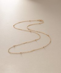 COCOSHNIK /ココシュニック COCOSHNIK K18フラットキヘイ×ハニーカットビーズ ネックレス/508362029