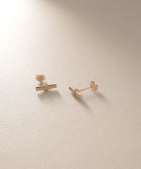 COCOSHNIK /ココシュニック COCOSHNIK K10ダイヤモンド マンテルモチーフ スタッドピアス/508362041
