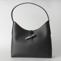 Longchamp/ロンシャン LONGCHAMP ハンドバッグ ロゾ ボックス ショルダーバッグ Mサイズ 10153 HCN 001 BLACK/508362079