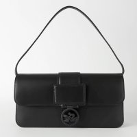 Longchamp/ロンシャン LONGCHAMP ハンドバッグ ボックストロット カラー ショルダーバッグ Mサイズ 10214 HBW 001 BLACK/508362086