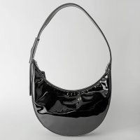Longchamp/ロンシャン LONGCHAMP ハンドバッグ ロゾ ヴェルニ ホーボーバッグ Sサイズ 10217 HEZ 001 BLACK/508362088