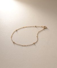 COCOSHNIK /ココシュニック COCOSHNIK K18フラットキヘイ×ハニーカットビーズ ブレスレット/508362137