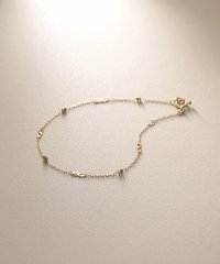 COCOSHNIK /ココシュニック COCOSHNIK K18フラットキヘイ×カットビーズ ブレスレット/508362138