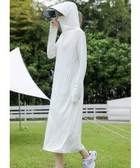 Lace Ladies/レースレディース Lace Ladies ロング丈 フロント ジップアップ バイザー付き ラッシュガード【返品不可商品】/508362169