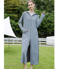 Lace Ladies/レースレディース Lace Ladies ロング丈 フロント ジップアップ バイザー付き ラッシュガード【返品不可商品】/508362169