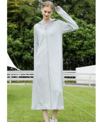 Lace Ladies/レースレディース Lace Ladies ロング丈 フロント ジップアップ バイザー付き ラッシュガード【返品不可商品】/508362169