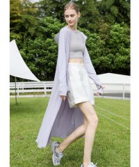 Lace Ladies/レースレディース Lace Ladies ロング丈 フロント ジップアップ バイザー付き ラッシュガード【返品不可商品】/508362169