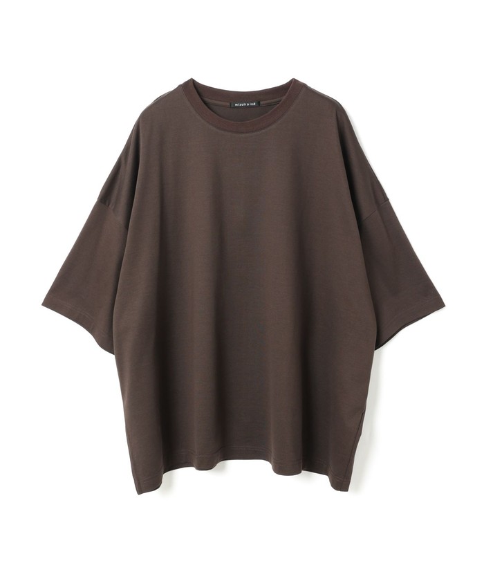 mizuiro ind クルーネックワイドチュニック(508362843