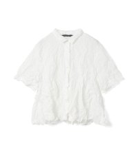 mizuiro ind/mizuiro ind ワッシャープリーツフレアチェックシャツ/508362845