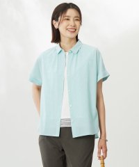 J.PRESS LADIES（LARGE SIZE）/【洗える】SHEER ギンガム シャツ ブラウス/508362853