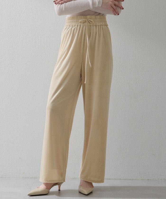 国産品 THE PAUSE】シアーベロアパンツ(508362947) ウィムガゼット | ボトムス・スパッツ