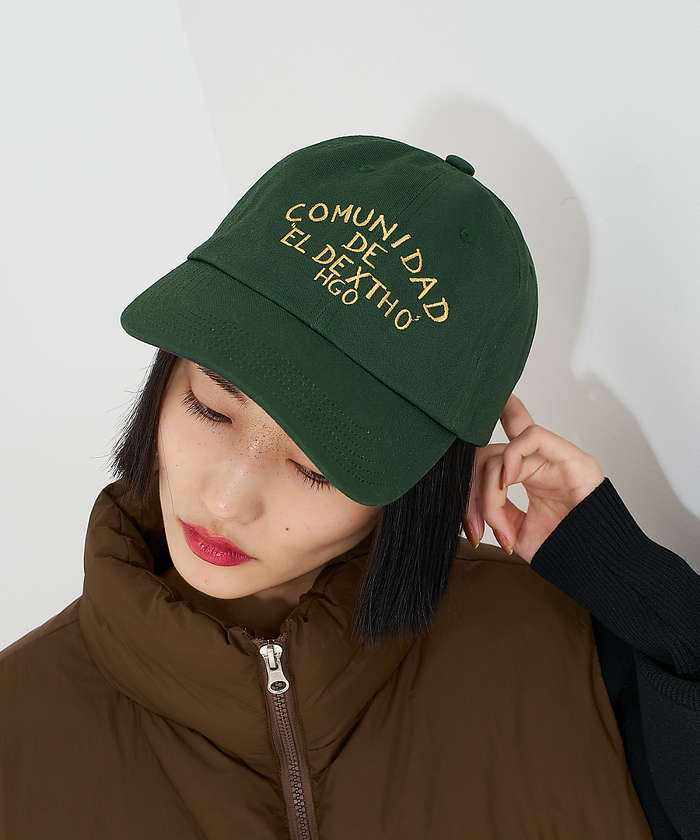 LY】Garabato cap 落書き風 刺繍 ロゴ キャップ【予約