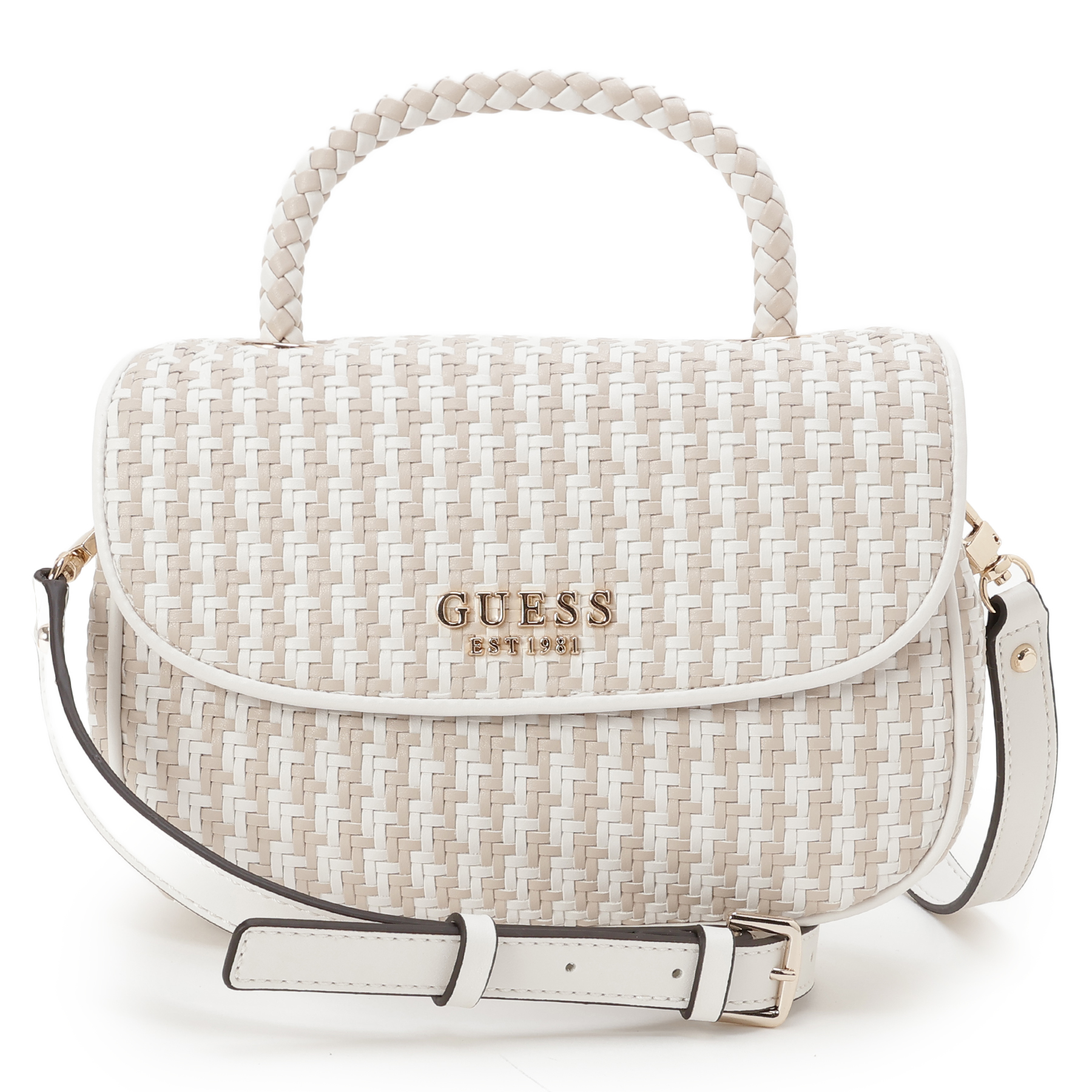 【GUESS ゲス】Mouve Fabric Long Top Handle ショルダーバッグ クーポン】ゲス GUESS MIREMA Top Handle Flap(508363135
