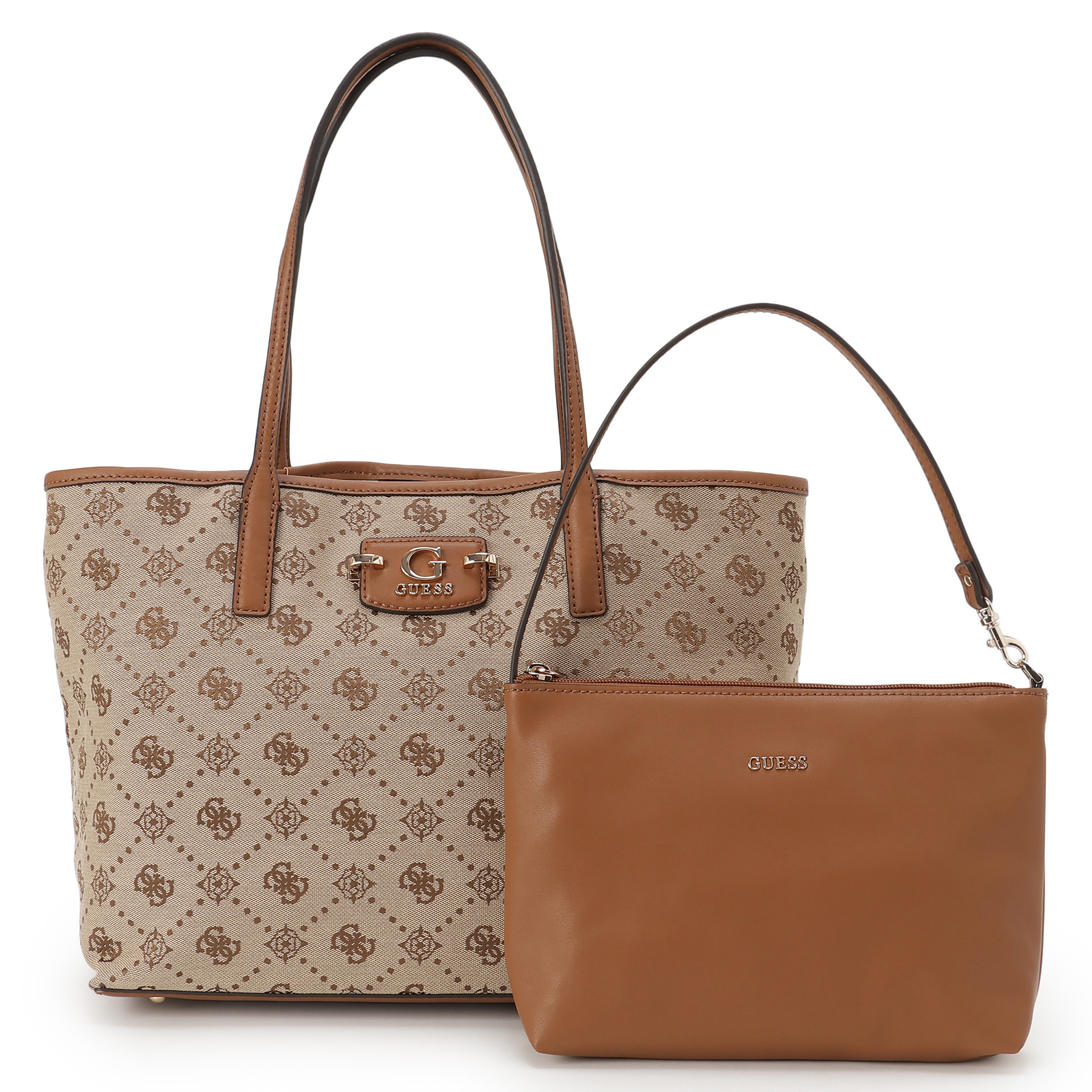 【Guess】国内発送 ゲス ハンドバッグ トートバッグ EDA ロゴ Guess ゲス ロゴ トートバッグ レザー レディース ブランド京の
