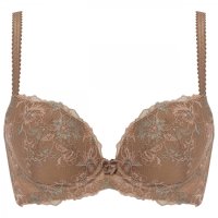 Triumph/トリンプ Triumph WEB限定 トリンプ クラッシー ペタルズ ブラ＆ショーツセット(D、E、Fカップ)WHU + Hikini 34 Y3 S1 RL1/508363220