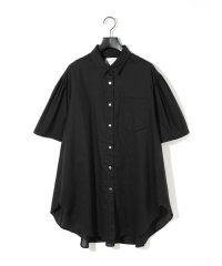MIDIUMISOLID/MIDIUMISOLID for Ladies ハーフスリーブワイドシャツ/508363667