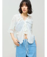 MIDIUMISOLID/MIDIUMISOLID for Ladies ハーフスリーブドローストリングカーディガン/508363668
