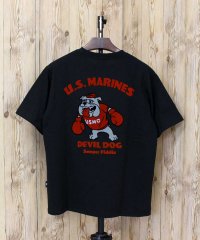 AVIREX/アヴィレックス AVIREX USMC BULLDOG S/S TEE ブルドック 半袖 Tシャツ ロゴ ミリタリー トップス メンズ ブランド おすすめ おし/508363679