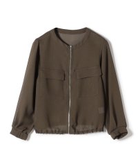 SHIPS Colors WOMEN/SHIPS Colors:〈手洗い可能〉メッシュ ノーカラー ジップ ブルゾン◇/508174717