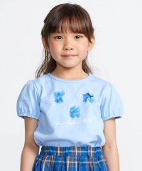 BeBe/【 速乾 】フリルおさかなモチーフ天竺パフスリーブTシャツ(90~150cm)/508343531