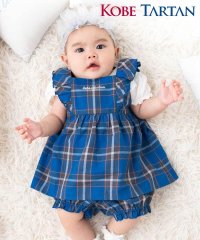 fillot de bebe reduction/【お揃い】【神戸タータン×BeBe】ロゴ刺しゅうチュニック+ブルマセット(70~/508348571
