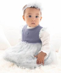fillot de bebe reduction/【お揃い】テレコフェイスチュールチュニック(70~90cm)/508348574