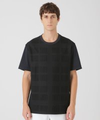 BLACK LABEL CRESTBRIDGE/シアーチェックコンビTシャツ/508349027