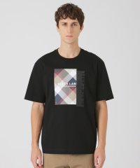 BLACK LABEL CRESTBRIDGE/ボックスチェックロゴグラフィックTシャツ/508349030