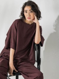 la.f…(Lsize)/ラ エフ エルサイズ la.f…(Lsize) 【大きいサイズ】【biyori】麻調ヴィンテージブラウス≪手洗い可能≫/508364007