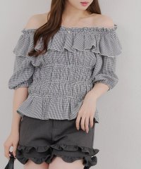 NICE CLAUP/OLIVE des OLIVE OUTLET/【RMAF】2wayシャーリングオフショルブラウス/508364457