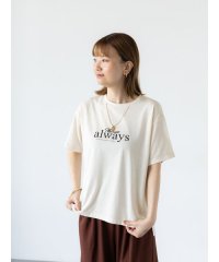 Lugnoncure/ルノンキュール Lugnoncure ネックレス刺繍プリントTシャツ/508364523