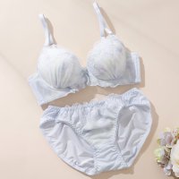 palissee/パリーゼ Palissee 【EFカップ】フルールシフォンフリル3/4モールドカップブラ＆ショーツ【返品不可商品】/508364848