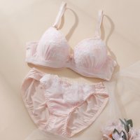 palissee/パリーゼ Palissee パステルフルールチュール3/4モールドカップブラ＆ショーツ【返品不可商品】/508364853