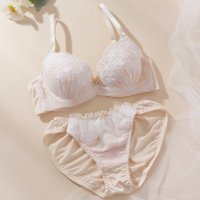 palissee/パリーゼ Palissee 【EFカップ】パステルフルールチュール3/4モールドカップブラ＆ショーツ【返品不可商品】/508364854